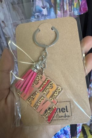Manel | Keychain - Girl Mama (Acrylic)