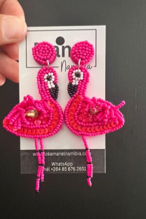 Manel | Earrings - Flamingo