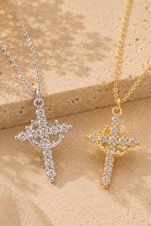 Manel | SS Necklace - Crowned in Faith