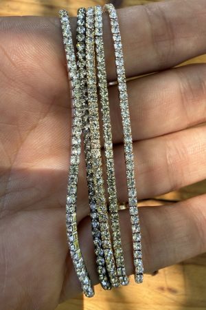 Manel | Bracelet - Stretchy Tennis Bracelet