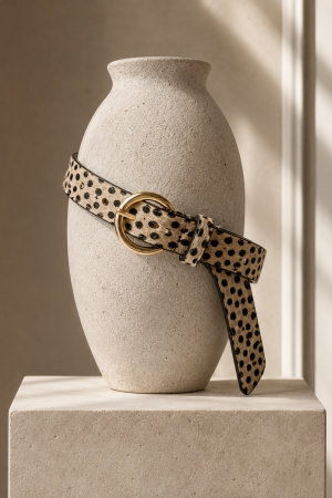Manel | Belt - Textured Spots