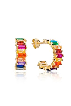 Manel | Stud - Luna Rainbow