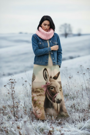 Manel | Dress - Pink Bow Donkey