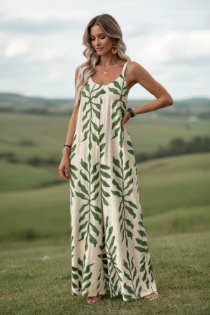 Manel | Jumpsuit - Paradise (Green)