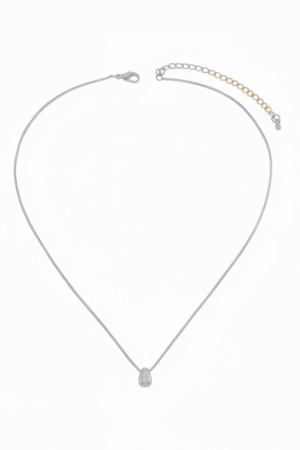 Manel | Necklace - Silver Drop