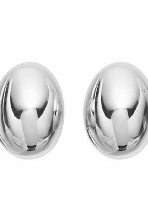 Manel | Stud - Silver Dome