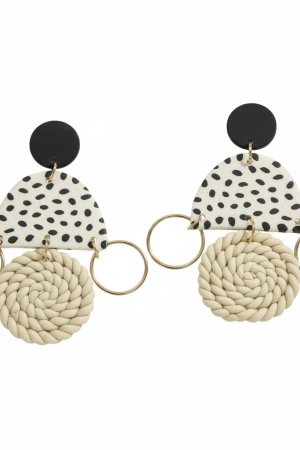 Manel | Stud - Polkadot Circles