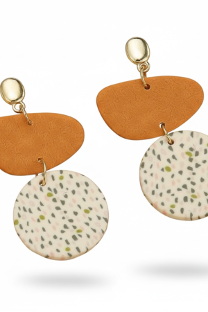 Manel | Stud - Dotted Brown