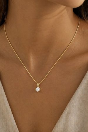 Manel | Stainless Steel Necklace - Aurora Drop