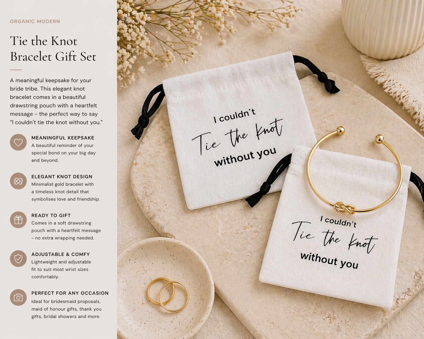 Manel | Wedding - Knot Bracelet - Image 2