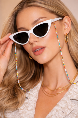 Manel | Glasses Chain - Candy Bead