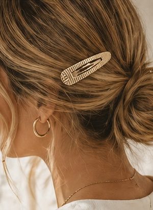 Manel | Hair Clips - Golden Muse Snap