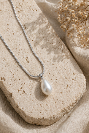 Manel | Stainless Steel Necklace - Paula (Silver)