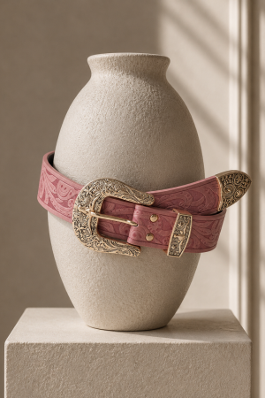 Manel | Belt - Blush Cowboy