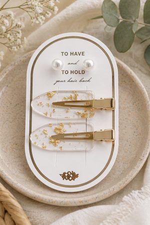 Manel | Wedding - Hair Clips & Earrings