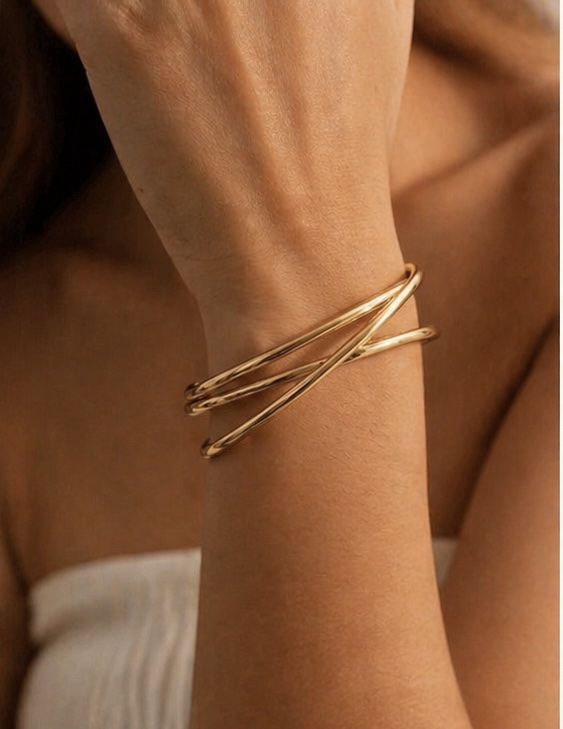 Manel | Stainless Steel Bracelet - Drift Cuff