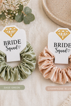Manel | Wedding - Satin Scrunchie