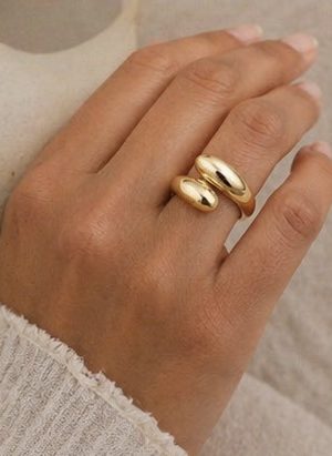 Manel | Stainless Steel Ring - Curve