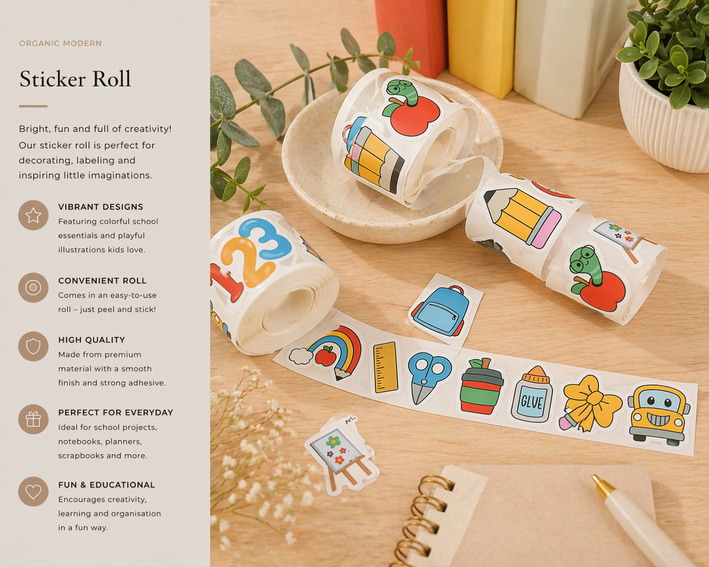Manel | Teacher Gift - Sticker Roll 2 - Image 2