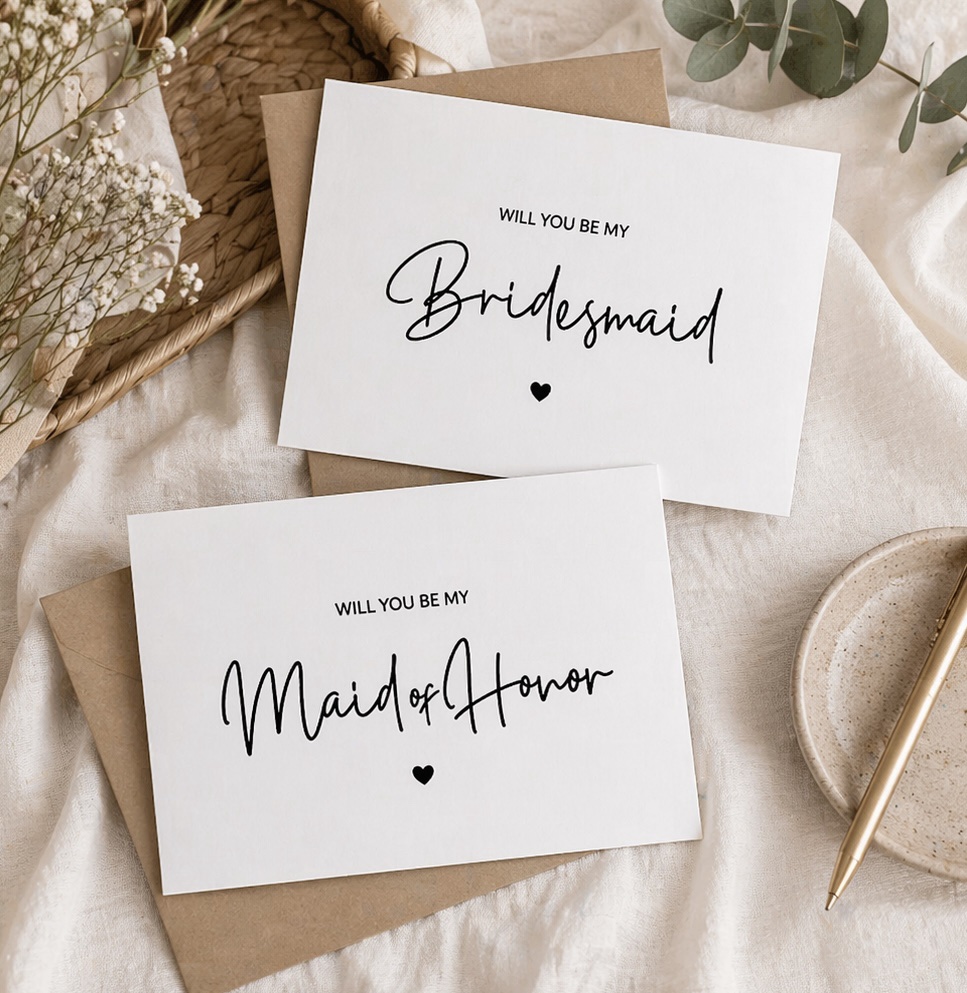 Manel | Wedding - Bridesmaids Cards