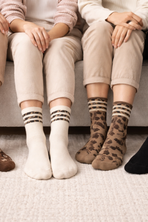 Manel | Socks - Leopard Luxe
