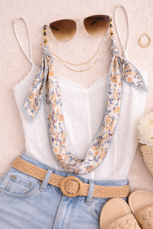 Manel | Glasses Chain - Bloom Scarf