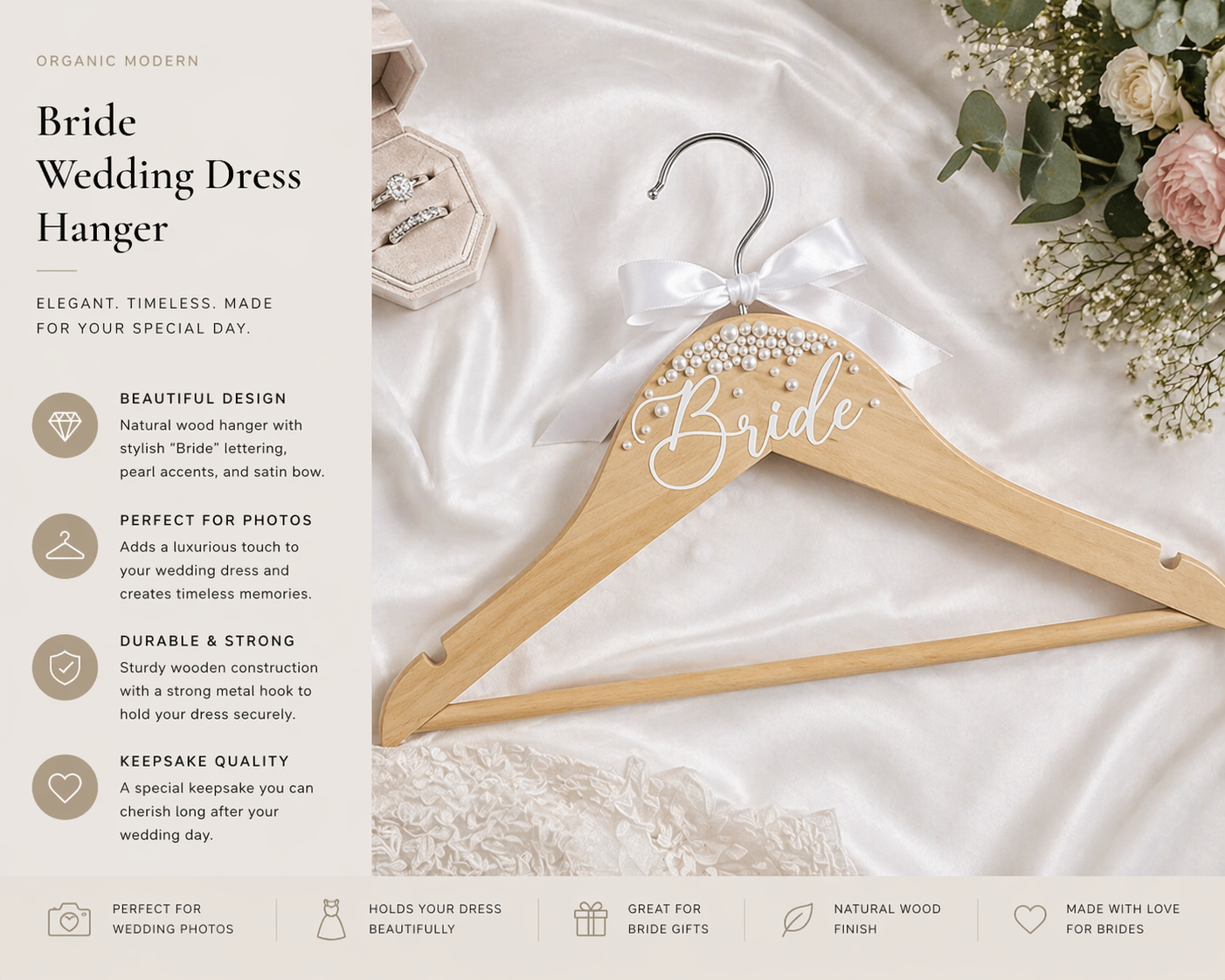 Manel | Wedding - Bride Hanger - Image 2