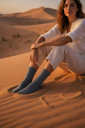 Manel | Socks - Sahara Soft