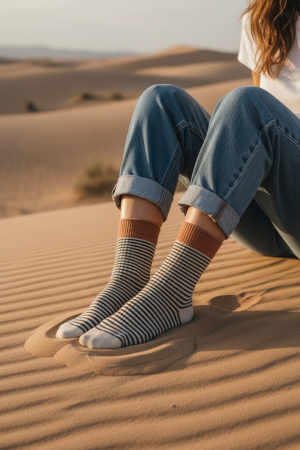 Manel | Socks - Desert Stripe