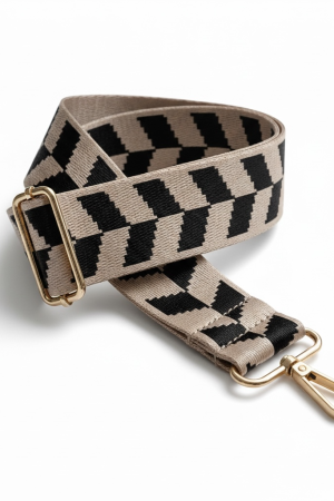 Manel | Bag Strap - Black & White