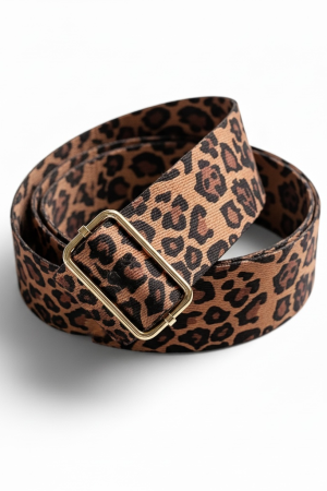 Manel | Bag Strap - Brown Leopard