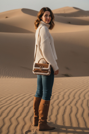 Manel | Handbag - Golden Frost