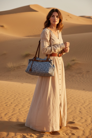 Manel | Handbag - Storm Leopard
