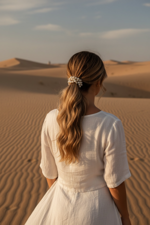 Manel | Hair Tie - Pearl Bloom