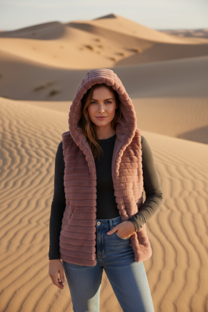 Manel | Outerwear - Velvet Plush Vest