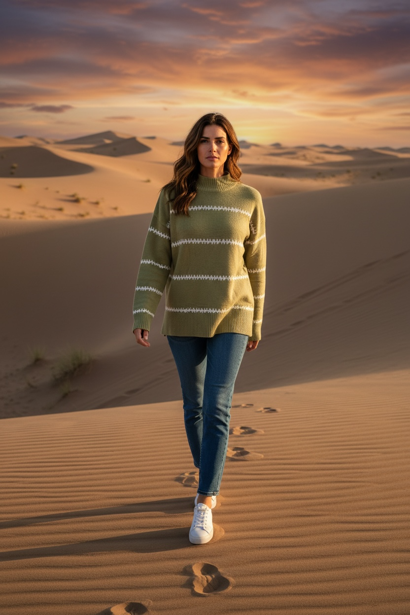 Manel | Knitwear - Sahara Sunset