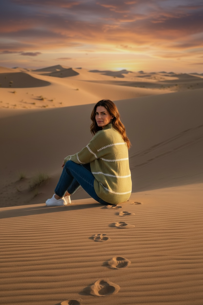 Manel | Knitwear - Sahara Sunset - Image 2