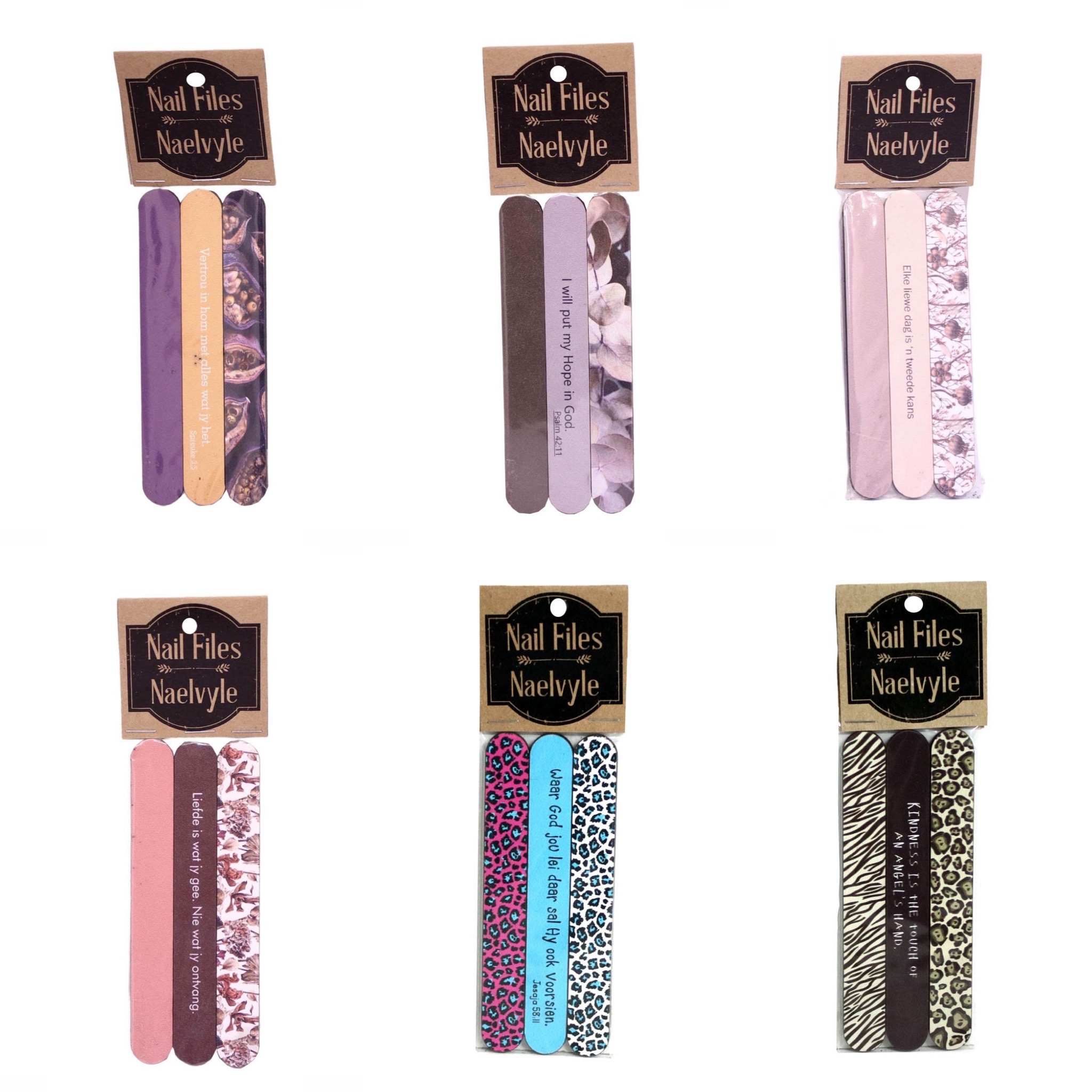 Manel | Nail Files - 3pcs Gift Set