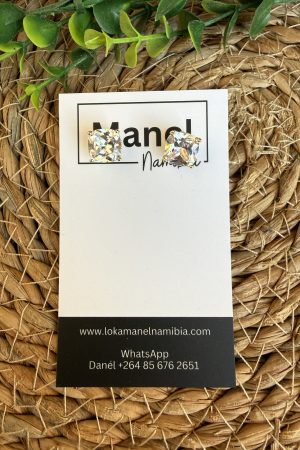 Manel | Stainless Steel Stud - Big Bling (Gold)