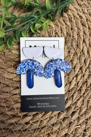 Manel | Stud - Greece Blue
