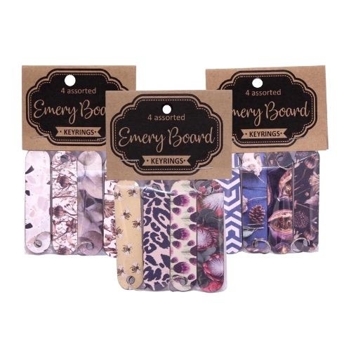 Manel | Emery Board - 4pcs Keychains