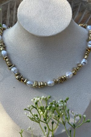 Manel | Necklace - Faux Pearls