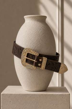 Manel | Belt - Brown Cowboy