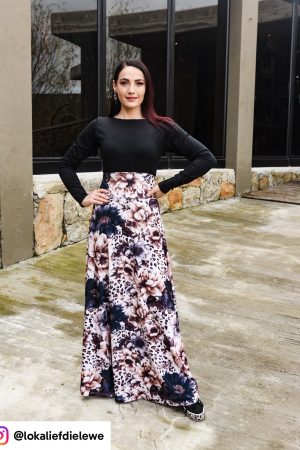 Loka | Skirt - Flower Animal Maxi (Jasira)