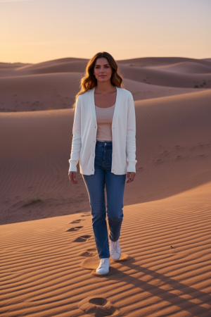 Manel | Knit - Button Cardigan (White)