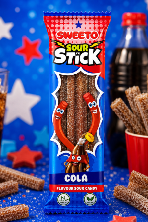 Manel | Gummies - Sour Sticks Cola (30g)
