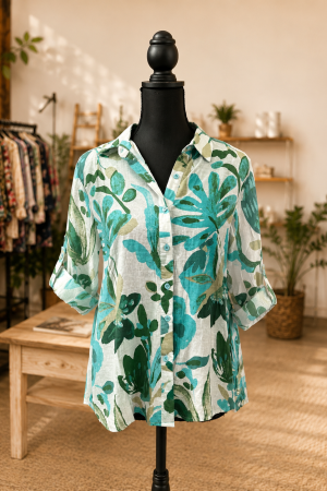 Manel | Shirt - Turquoise