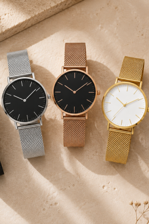 Manel | Watch - Round Face Minimalist