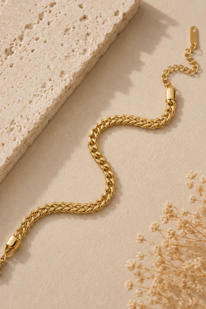 Manel | SS Bracelet - Golden Waves