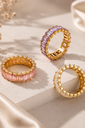 Manel | SS Ring - All Around Diamanté